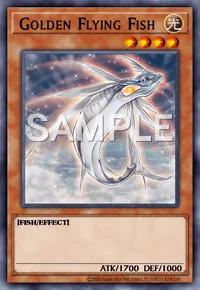 Golden Flying Fish, Yu-Gi-Oh! card, LIGHT