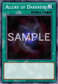Allure of Darkness, Yu-Gi-Oh! card, SPELL
