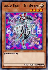 Arcana Force I - The Magician, Yu-Gi-Oh! card, LIGHT