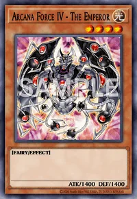 Arcana Force IV - The Emperor, Yu-Gi-Oh! card, LIGHT