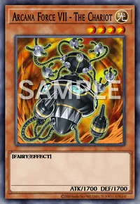 Arcana Force VII - The Chariot, Yu-Gi-Oh! card, LIGHT