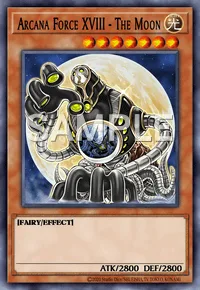 Arcana Force XVIII - The Moon, Yu-Gi-Oh! card, LIGHT