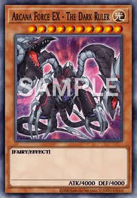 Arcana Force EX - The Dark Ruler, Yu-Gi-Oh! card, LIGHT