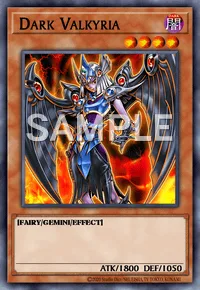Dark Valkyria, Yu-Gi-Oh! card, DARK