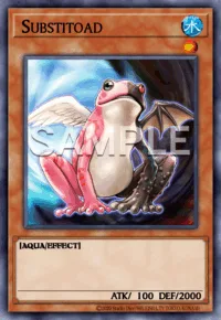 Substitoad, Yu-Gi-Oh! card, WATER