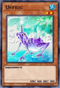 Unifrog, Yu-Gi-Oh! card, WATER