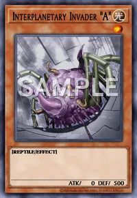 Interplanetary Invader "A", Yu-Gi-Oh! card, LIGHT