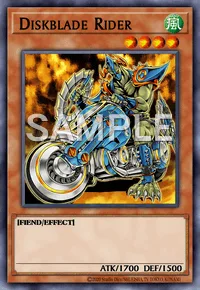 Diskblade Rider, Yu-Gi-Oh! card, WIND