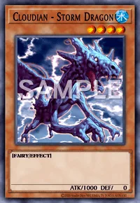 Cloudian - Storm Dragon, Yu-Gi-Oh! card, WATER