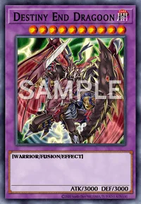 Destiny End Dragoon, Yu-Gi-Oh! card, DARK