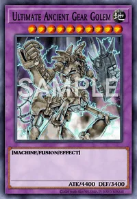 Ultimate Ancient Gear Golem, Yu-Gi-Oh! card, EARTH