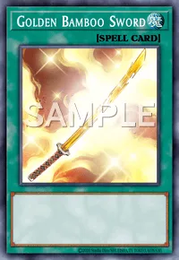 Golden Bamboo Sword, Yu-Gi-Oh! card, SPELL