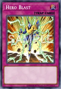 Hero Blast, Yu-Gi-Oh! card, TRAP