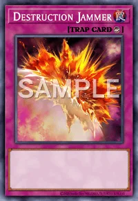 Destruction Jammer, Yu-Gi-Oh! card, TRAP