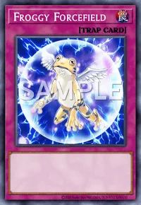 Froggy Forcefield, Yu-Gi-Oh! card, TRAP