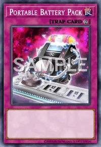 Portable Battery Pack, Yu-Gi-Oh! card, TRAP