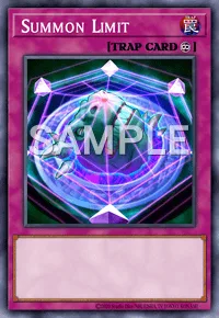 Summon Limit, Yu-Gi-Oh! card, TRAP