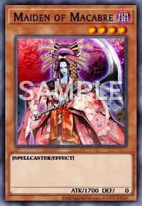 Maiden of Macabre, Yu-Gi-Oh! card, DARK