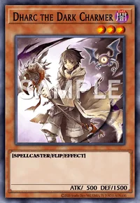 Dharc the Dark Charmer, Yu-Gi-Oh! card, DARK