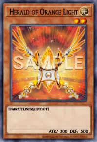 Herald of Orange Light, Yu-Gi-Oh! card, LIGHT