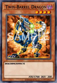 Twin-Barrel Dragon, Yu-Gi-Oh! card, DARK