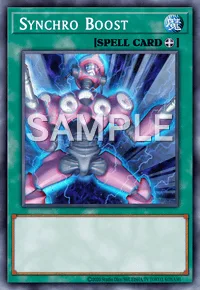 Synchro Boost, Yu-Gi-Oh! card, SPELL
