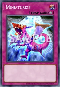 Miniaturize, Yu-Gi-Oh! card, TRAP