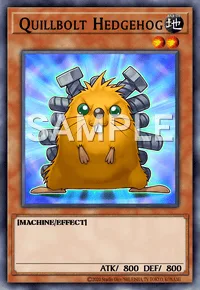 Quillbolt Hedgehog, Yu-Gi-Oh! card, EARTH