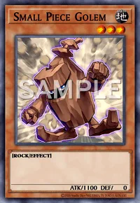 Small Piece Golem, Yu-Gi-Oh! card, EARTH