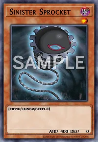 Sinister Sprocket, Yu-Gi-Oh! card, DARK