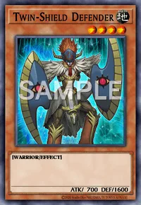 Twin-Shield Defender, Yu-Gi-Oh! card, EARTH