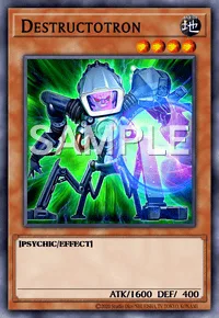 Destructotron, Yu-Gi-Oh! card, EARTH