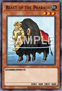 Beast of the Pharaoh, Yu-Gi-Oh! card, EARTH