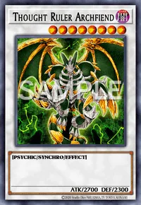 Thought Ruler Archfiend, Yu-Gi-Oh! card, DARK
