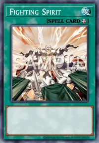 Fighting Spirit, Yu-Gi-Oh! card, SPELL