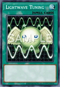 Lightwave Tuning, Yu-Gi-Oh! card, SPELL