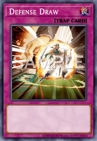 Defense Draw, Yu-Gi-Oh! card, TRAP