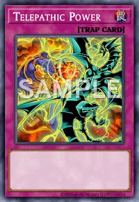 Telepathic Power, Yu-Gi-Oh! card, TRAP