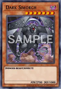 Dark Simorgh, Yu-Gi-Oh! card, DARK