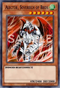 Alector, Sovereign of Birds, Yu-Gi-Oh! card, WIND