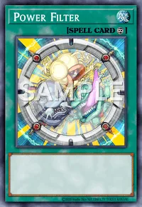Power Filter, Yu-Gi-Oh! card, SPELL