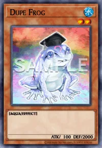 Dupe Frog, Yu-Gi-Oh! card, WATER