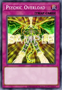 Psychic Overload, Yu-Gi-Oh! card, TRAP