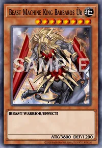 Beast Machine King Barbaros Ür, Yu-Gi-Oh! card, EARTH
