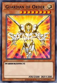 Guardian of Order, Yu-Gi-Oh! card, LIGHT
