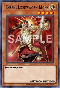 Ehren, Lightsworn Monk, Yu-Gi-Oh! card, LIGHT