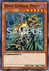 Dark General Freed, Yu-Gi-Oh! card, DARK