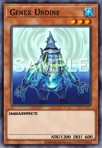 Genex Undine, Yu-Gi-Oh! card, WATER