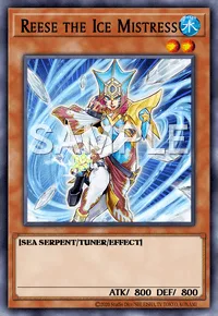 Reese the Ice Mistress, Yu-Gi-Oh! card, WATER