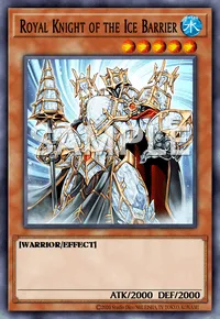 Royal Knight of the Ice Barrier, Yu-Gi-Oh! card, WATER